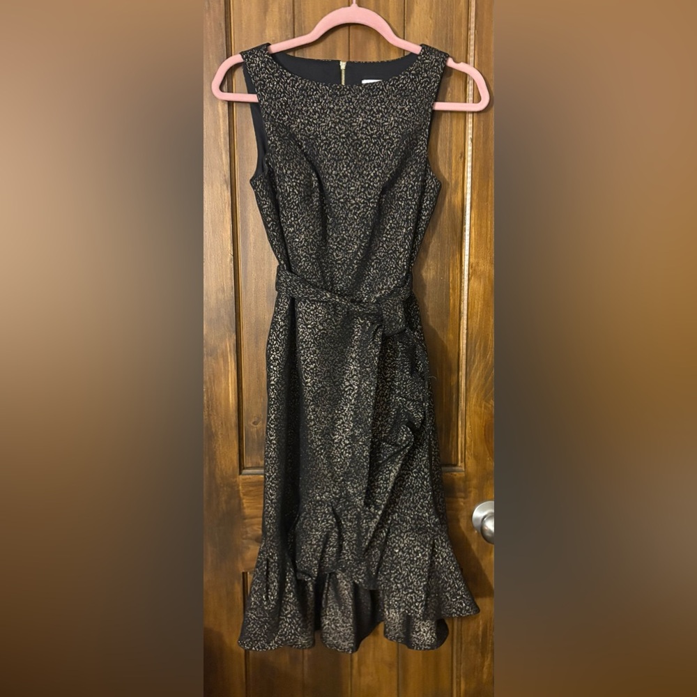 Calvin Klein Glittery Black Sleeveless Dress